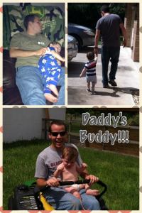 What more needs to be said...he loves his daddy!